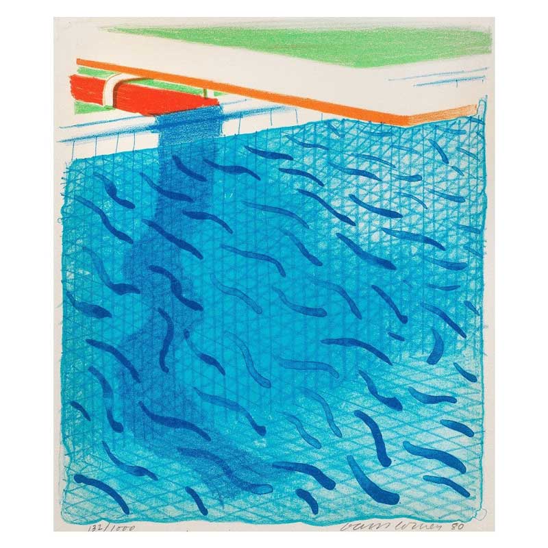 Amura,AmuraWorld,AmuraYachts, <em>Pool Made with Paper and Blue Ink for Book</em> (M.C.A. Tokio 234)