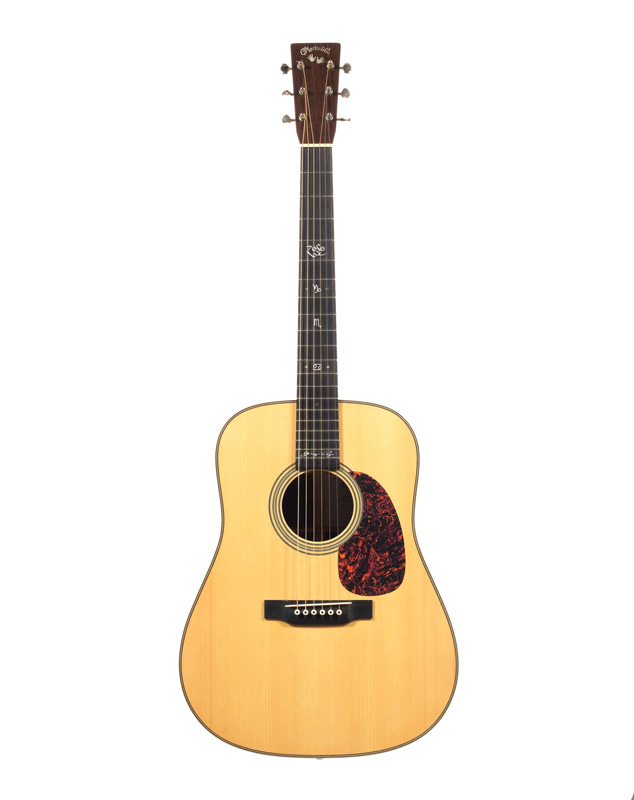 Amura,AmuraWorld,AmuraYachts, Jimmy Page A Martin D-28 Marquis 'Birthday Special 2007'. Pertenecía a Jimmy Page.