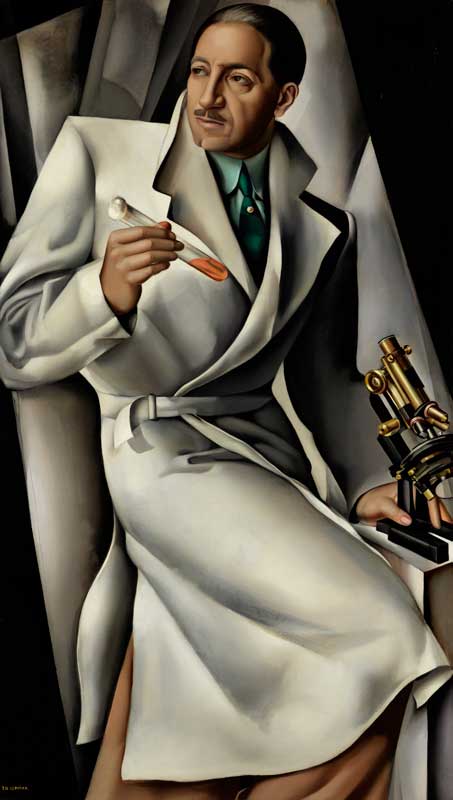 Amura,AmuraWorld,AmuraYachts, Tamara de Lempicka (1898-1980), <em><i>Retrato del doctor Boucard</i></em>, 1928. Óleo sobre lienzo. 137 x 78 cm. Vendido por 6’635,000 libras.