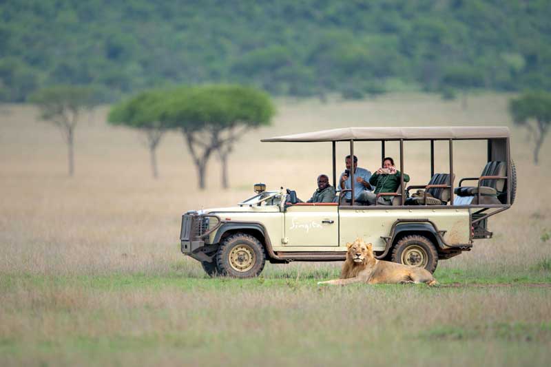 Amura,AmuraWorld,AmuraYachts, Puede combinarse el safari fotográfico con la experiencia de practicar el deporte predilecto. / Foto: Singita Sasakwa.