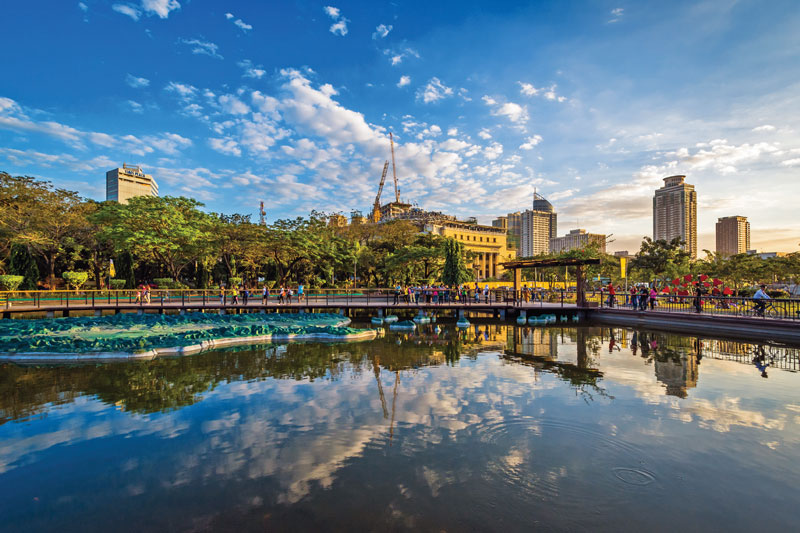 One of the views from the Rizal Park in Manila, Philippines.
