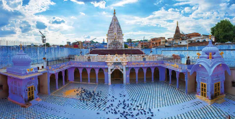 Jodhpur Hindu temples are a haven of color.
