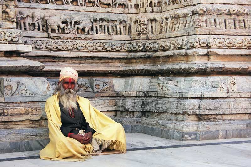 The innate spirituality of India blends with its architecture.
