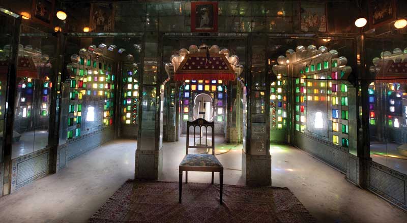 Maharana Room inside the City Palace.  
