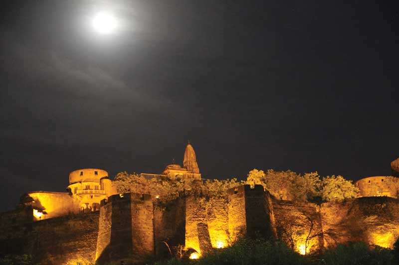 The nights in Jaipur, Rajasthan, India.
