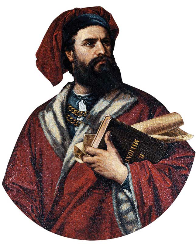 El célebre viajero Marco Polo. 
