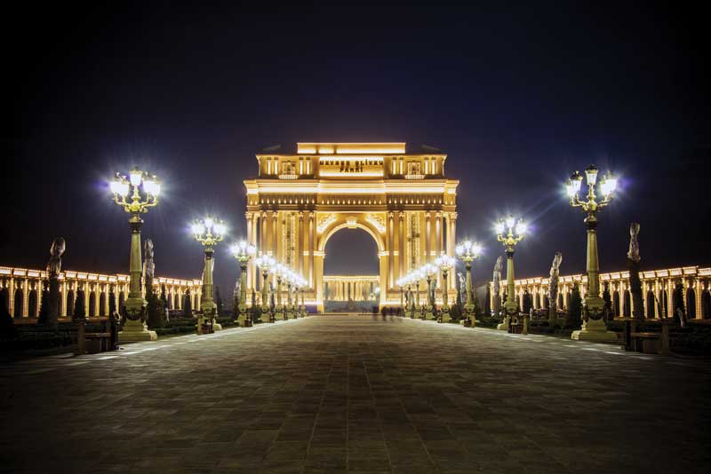 Ciudad de Ganja, en Azerbaiyán.
