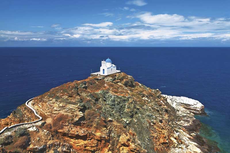 Esta iglesia es considerada una de las más bellas en Grecia. 
