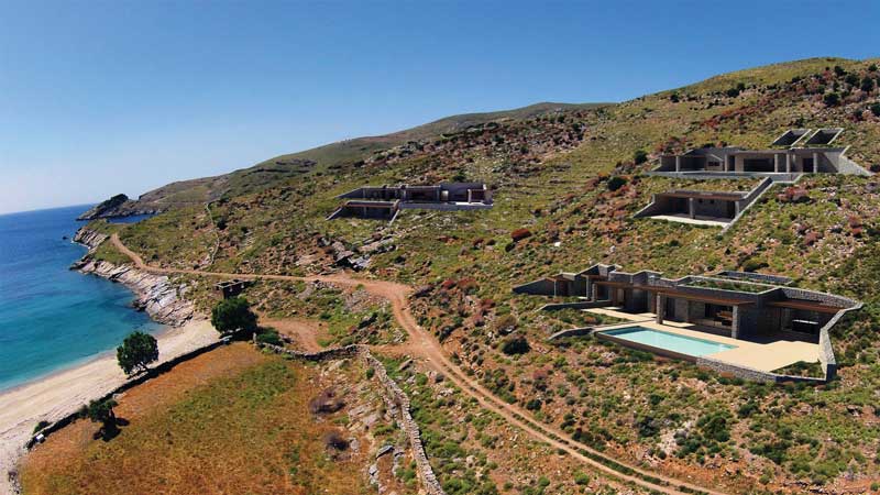 Karthea Resort en Kea.
