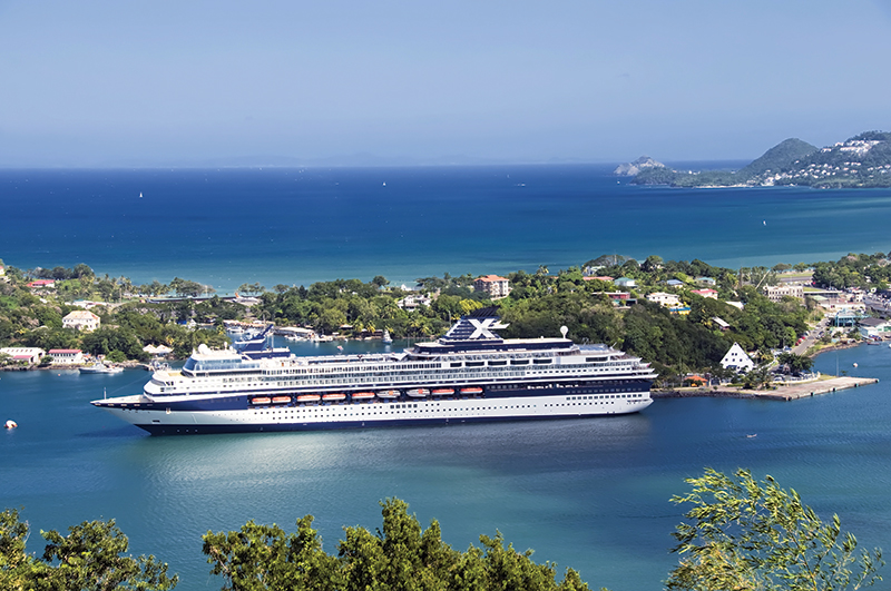 Santa Lucía recibe numerosos cruceros
