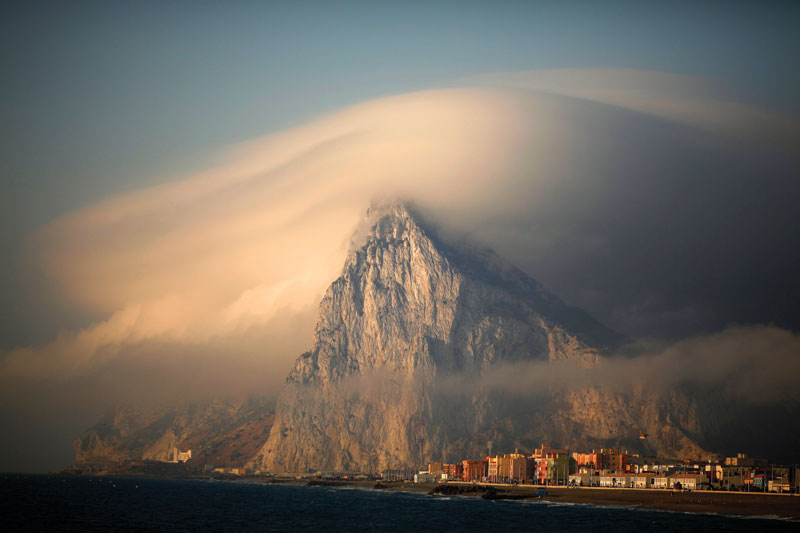 The Strait of Gibraltar is one of the Pillars of Hercules.
