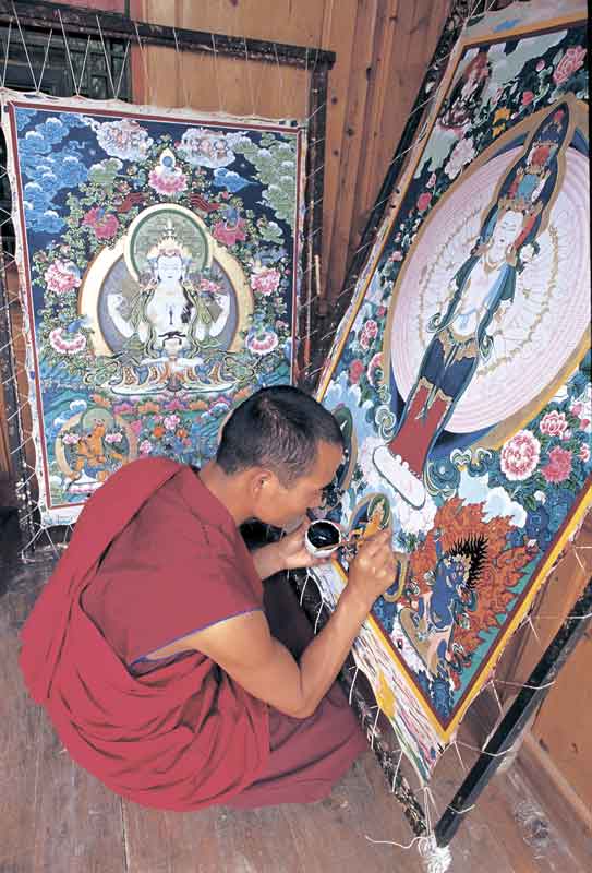 Artes y oficios
tradicionales de Bután
