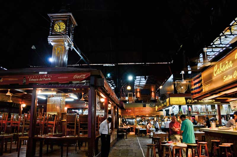 Amura,Historic Port Market is Located near the main port in Montevideo.
