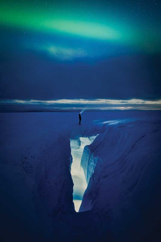 Amura,AmuraWorld,AmuraYachts,Groenlandia, Es ideal mirar las luces del Norte, cerca de Kangerlussuaq.